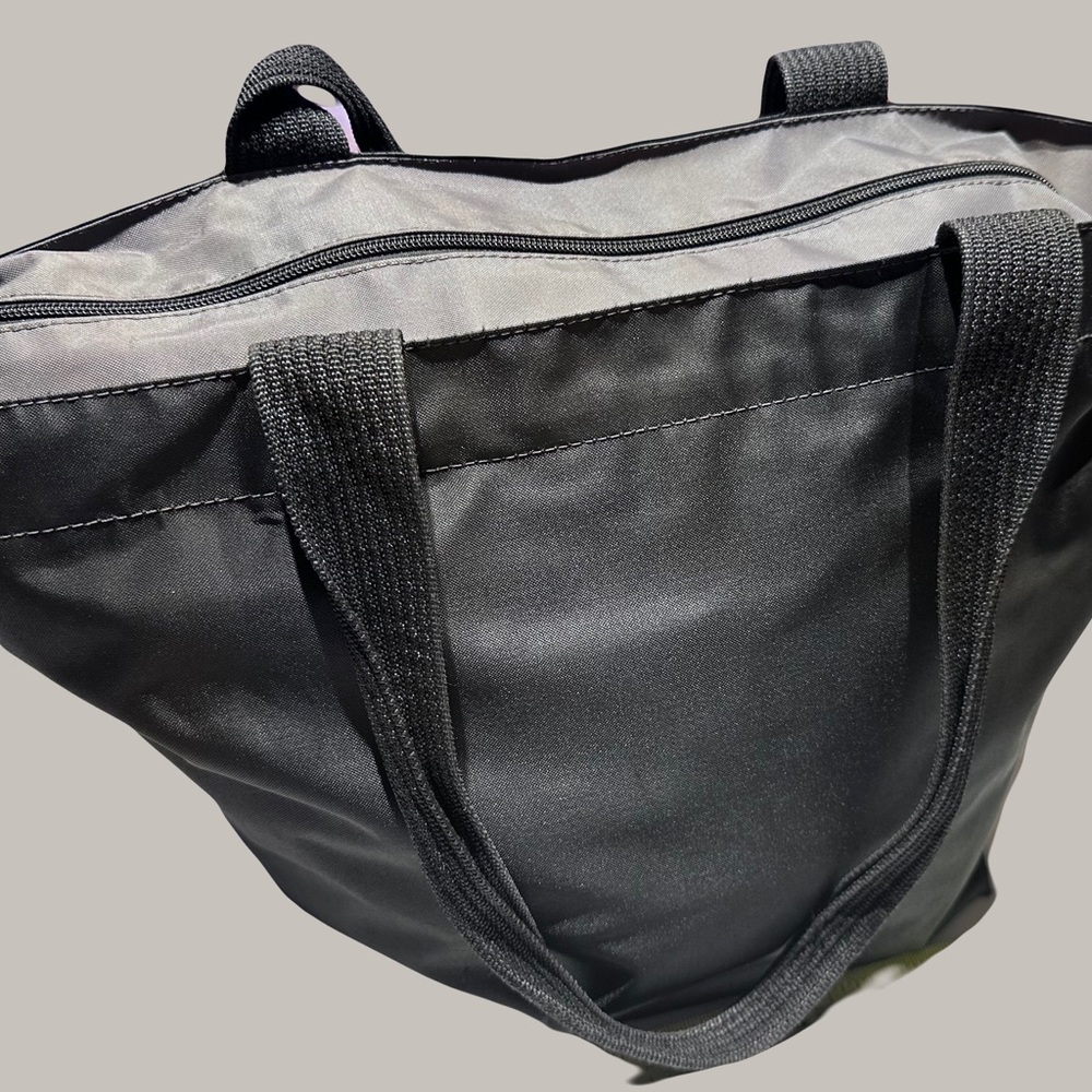 Herve Chapelier - Paris - Balck/Grey two tone tote bag